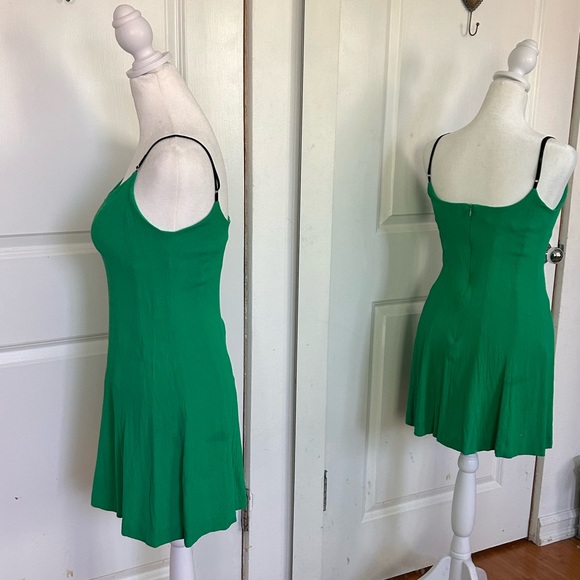 Sandro Paris emerald green sleeveless mini dress - Picture 4 of 7
